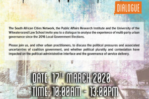 Joburg Urban Governance Dialogue